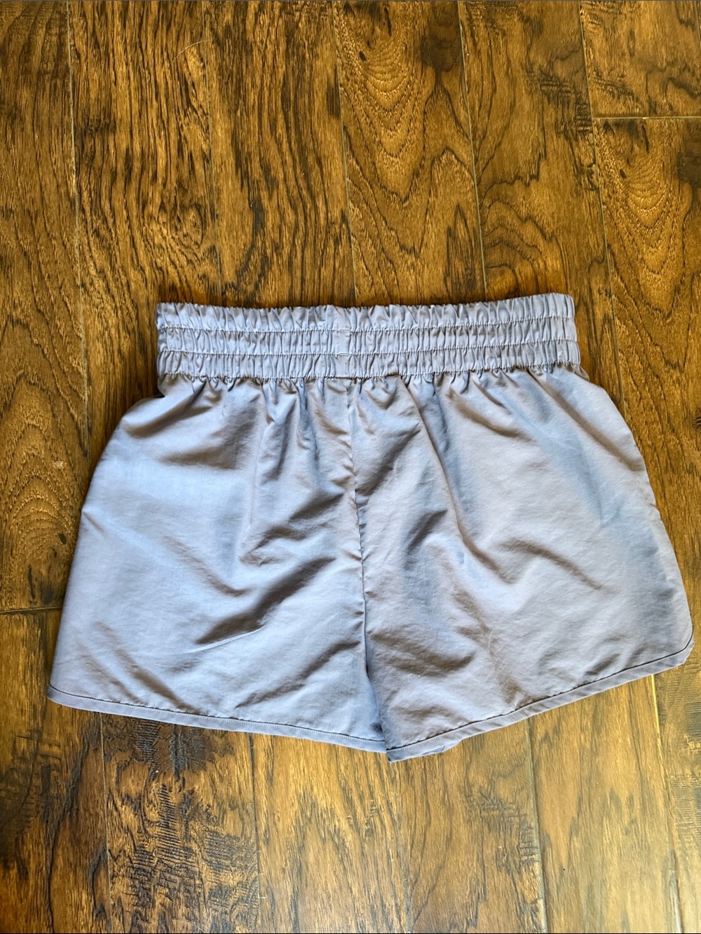 NWT! Gymshark Retro Waistband High-Waist Shorts in Fog Purple, size lg - Picture 10 of 10